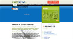 Desktop Screenshot of essayjoint.co.uk